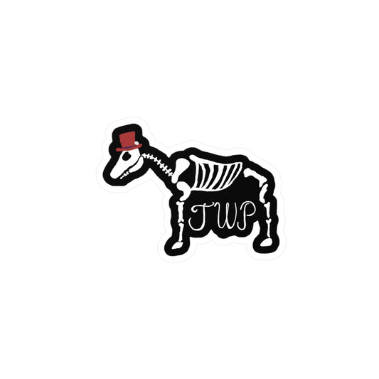 TWP Jefferey The Skeleton Horse Sticker